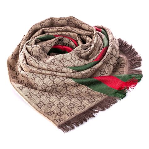 gucci wool scarf vintage|gucci neckerchief.